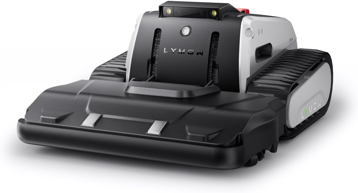 Lymow One Plus Robot Lawn Mower, Wire-Free RTK+Vision, AWD for 45° Slopes, 1.73 Acres