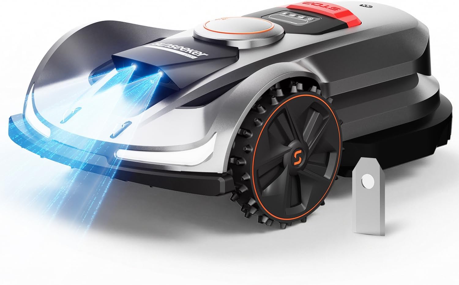 Sunseeker X7 Wireless Robot Lawn Mower with RTK & Vision AI, 0.75 Acre