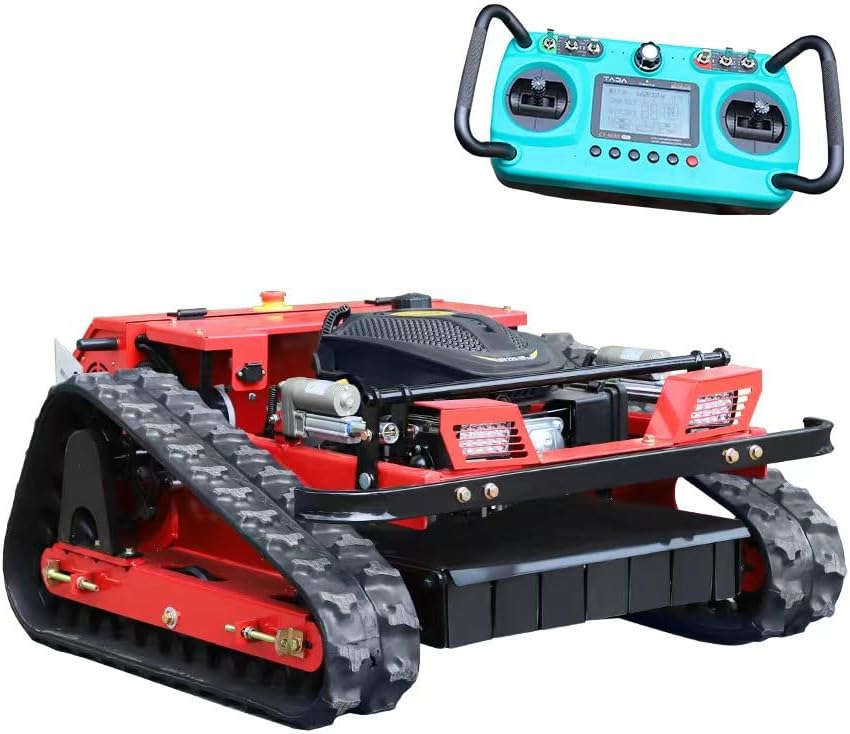 Infront Remote Control Lawn Mower, 20" Width, Track Design for Steep Slopes