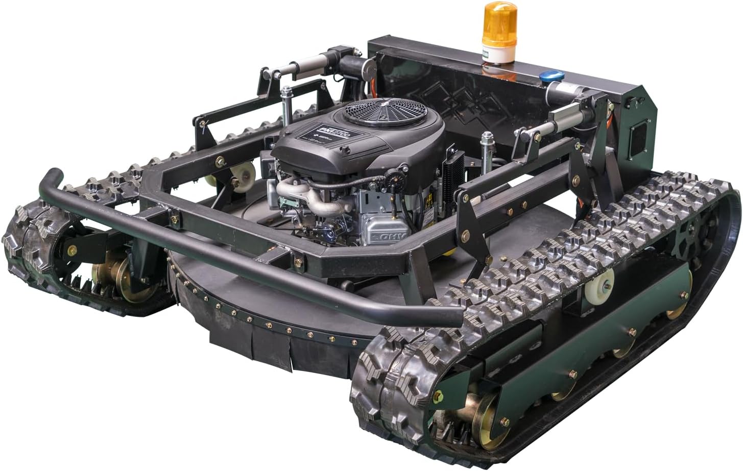 Off-Road Remote Control Lawn Mower, 27hp, 35.43in Width, Self-Charging