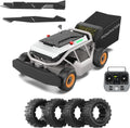 Mowrator S1 4WD Remote Control Lawn Mower with Wide Wheels, 1.12 Acres