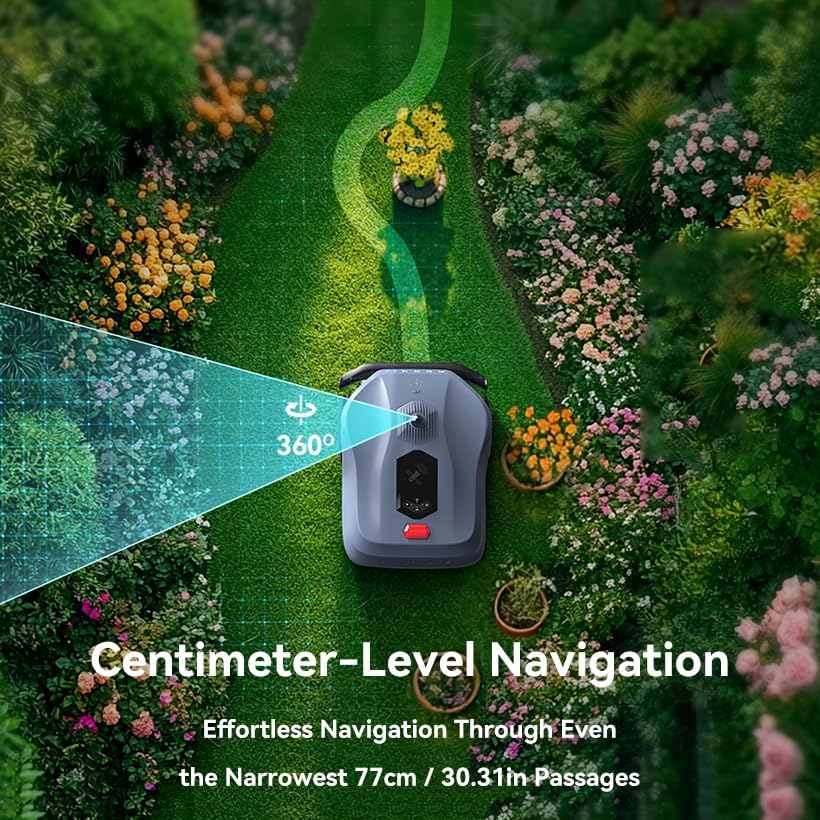 Neomow X SE Wire-Free Robot Lawn Mower, 3D LiDAR & Vision Mapping, 0.75 Acre
