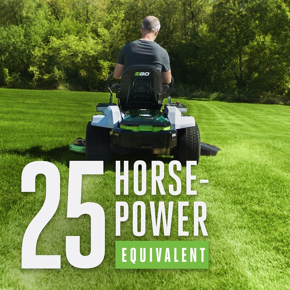 EGO Power+ Electric Zero Turn Riding Mower, 52" Deck, 6 Batteries & Charger - ZT5207L