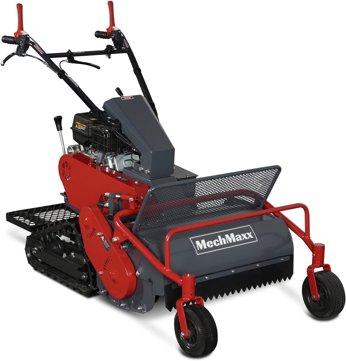 MechMaxx 27" Walk Behind Flail Mower, 10HP 302cc, Tracked, SFM27T
