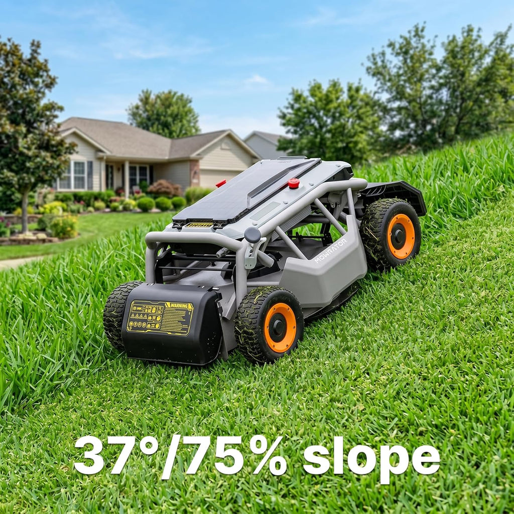 Mowrator S1 4WD Remote Control Lawn Mower, 21" Width, 0.75 Acres