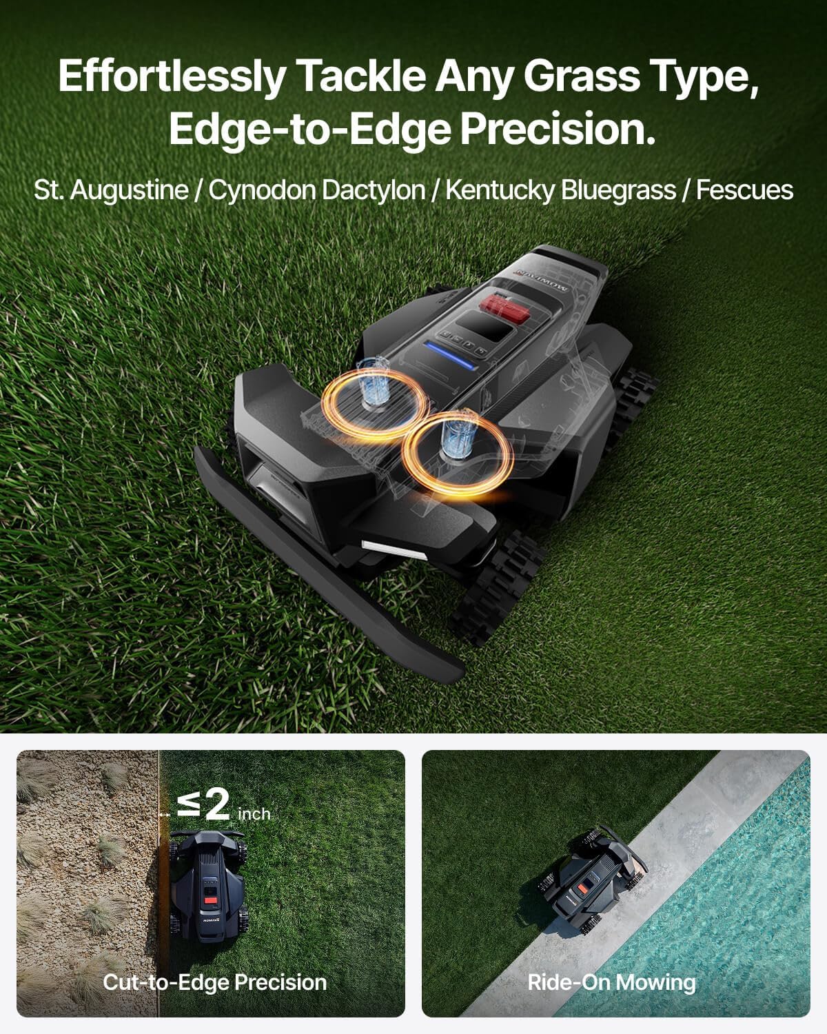 Segway Navimow X430 Robot Lawn Mower with Garage X, 4WD, 1 Acre