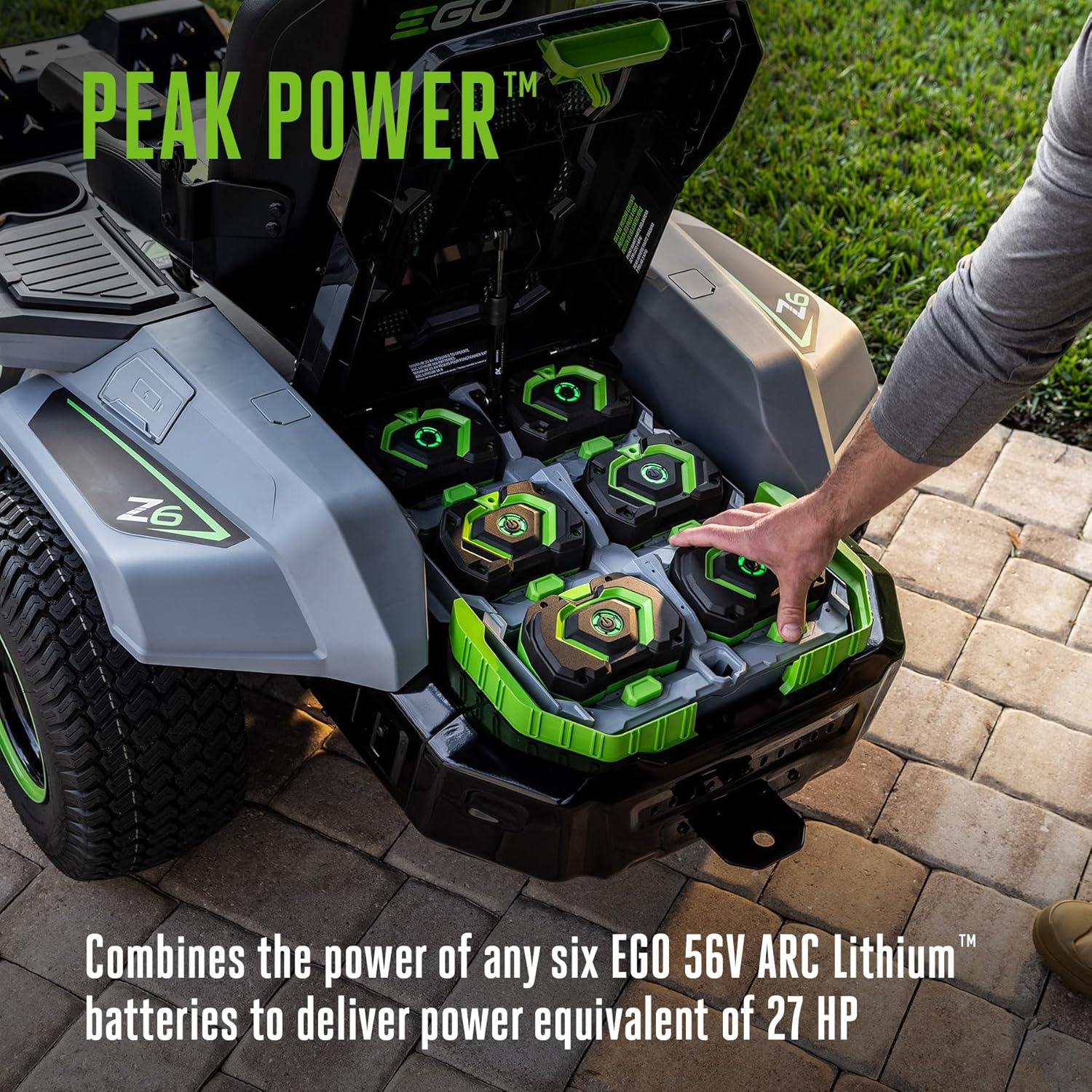 EGO POWER+ Z6 Zero Turn Riding Lawn Mower