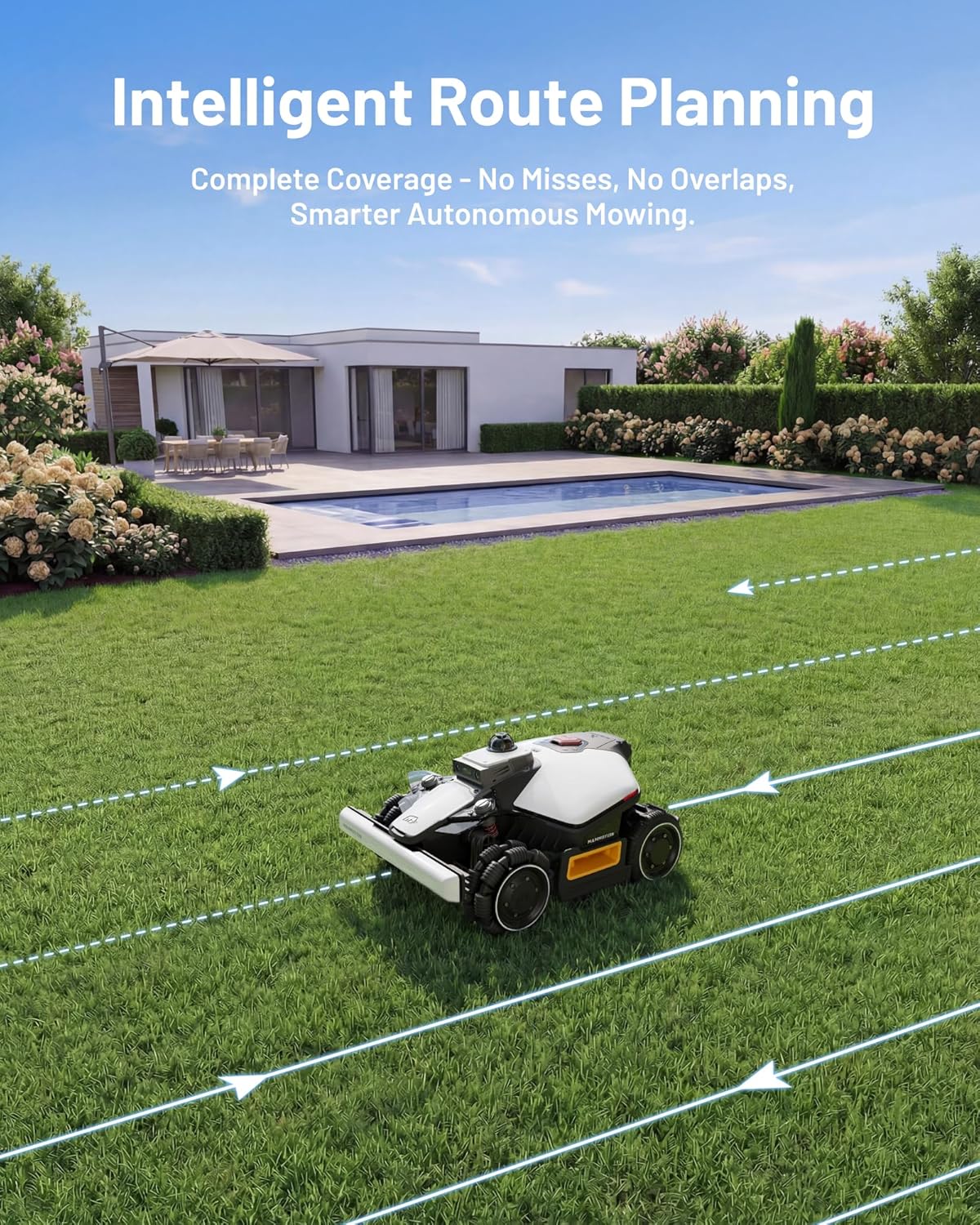 Mammotion LUBA mini 2 AWD 1500H Robot Lawn Mower, LiDAR & AI Vision, 0.37 Acre