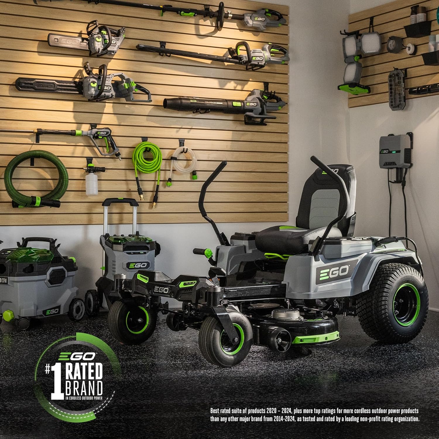 EGO POWER+ Z6 Zero Turn Riding Mower, 42" Deck, 6 Batteries & Charger - ZT4215S