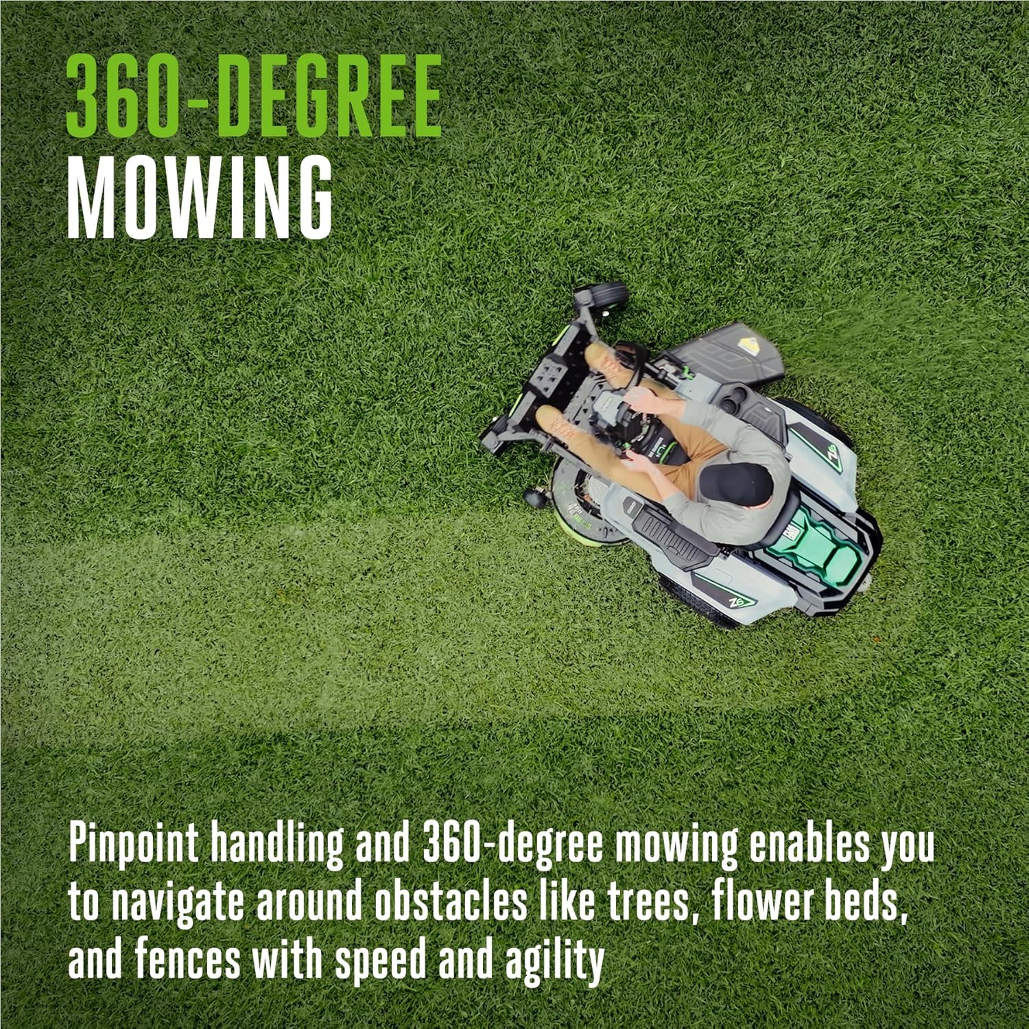 EGO POWER+ Z6 Zero Turn Riding Lawn Mower