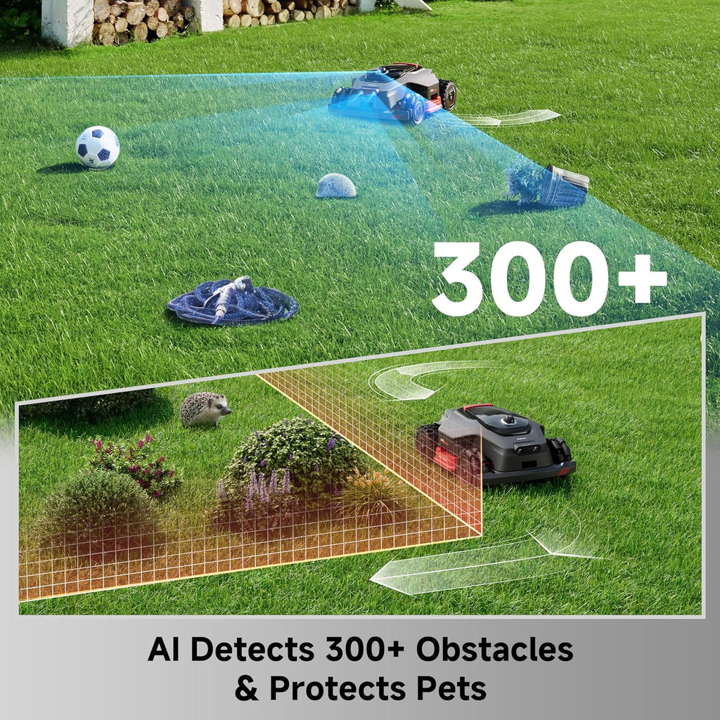 MOVA LiDAX Ultra 3000 AWD Robot Lawn Mower, 3D LiDAR & AI Dual Vision, 0.75 Acre